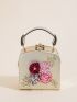 Mini Floral Decor Box Bag