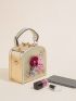 Mini Floral Decor Box Bag