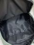 Men Letter Patch Backpack