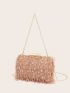 Mini Tassel Decor Chain Box Bag