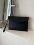 Snap Button Flap Envelope Bag