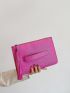 Neon Pink Tassel Decor Square Bag