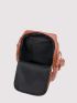 Metal Decor Flap Backpack