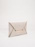 Contrast Binding Flap Square Bag