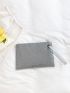 Glitter Grommet Eyelet Decor Square Bag