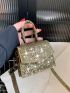 Mini Glitter Flap Square Bag
