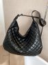 Quilted Design Hobo Bag