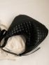 Quilted Design Hobo Bag