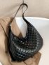 Quilted Design Hobo Bag