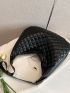 Quilted Design Hobo Bag