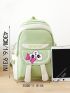 5pcs Cartoon Graphic Functional Backpack Set