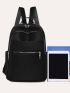 Multi-zipper Minimalist Functional Backpack