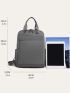 Multi-zipper Minimalist Functional Backpack