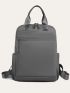 Multi-zipper Minimalist Functional Backpack