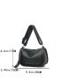 Litchi Embossed Hobo Bag