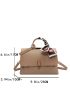 Quilted Flap Square Bag