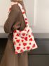 Heart Graphic Hobo Bag
