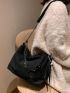 Chain Decor Hobo Bag