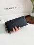 Litchi Embossed Long Wallet