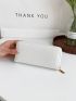 Litchi Embossed Long Wallet