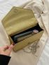 Glitter Flap Square Bag