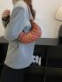 Heart Embossed Hobo Bag