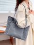 Pocket Front Shopper Bag