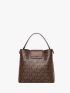 Letter Graphic Satchel Bag