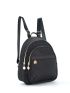 Quilted Zip Front Classic Backpack
