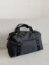 Minimalist Large Capacity Duffel Bag With Bag Charm
