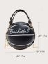 Women's Shoulder Bag, Novelty Bag, Basketball Shaped Chain Bag