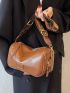 Letter Graphic Bucket Bag