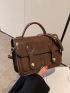 Minimalist Flap Square Bag