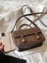 Minimalist Flap Square Bag