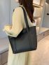Stitch Design Shoulder Tote Bag