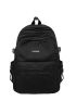 Men Letter Patch Functional Backpack