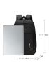 Men Letter Print Functional Backpack