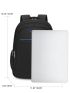 Men Letter Print Functional Backpack