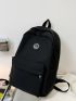 Men Cartoon Patch Functional Backpack