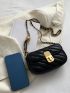 Mini Quilted Twist Lock Square Bag