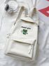 Men Letter Graphic Casual Daypack