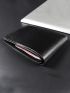 Two Tone Small Wallet Bifold Black