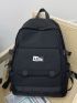 Men Letter Graphic Functional Backpack