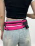 Neon Pink Waist Bag Sports Bag Aesthetic