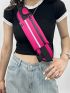 Neon Pink Waist Bag Sports Bag Aesthetic