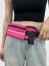 Neon Pink Waist Bag Sports Bag Aesthetic