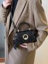 Mini Chain Decor Flap Square Bag