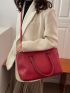 3pcs Crocodile Embossed Top Handle Bag Set