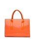 3pcs Neon Orange Tote Bag Set, Best Work Bag For Women