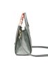 Crocodile Embossed Twilly Scarf Decor Square Bag